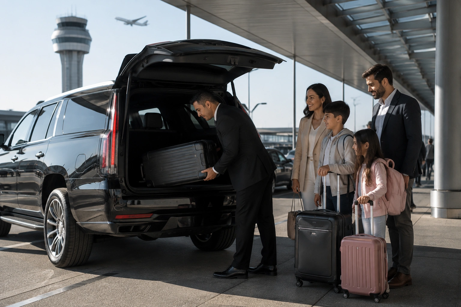 Family airport transfer luxury SUV Toronto