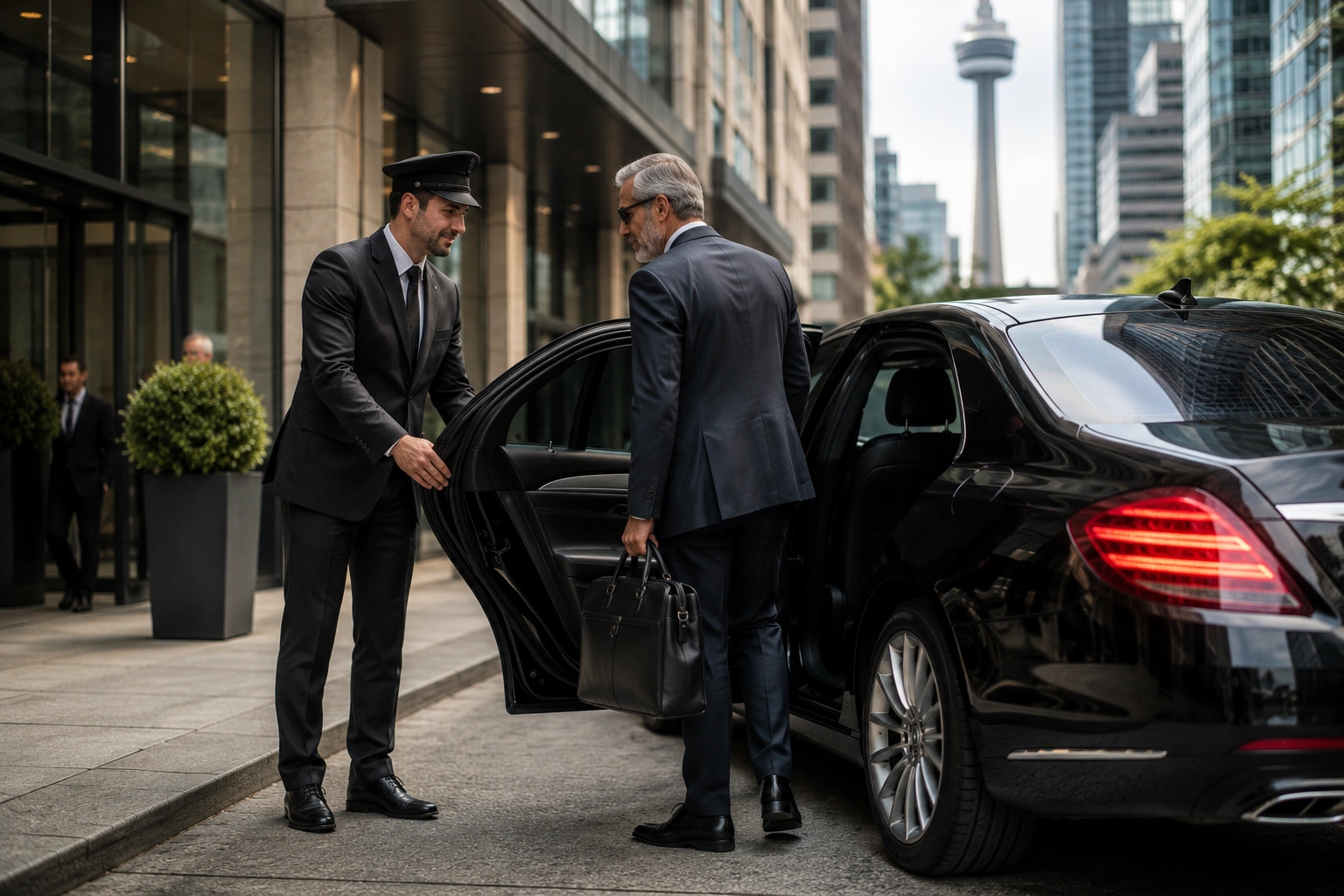Professional luxury chauffeur and black car service in Markham