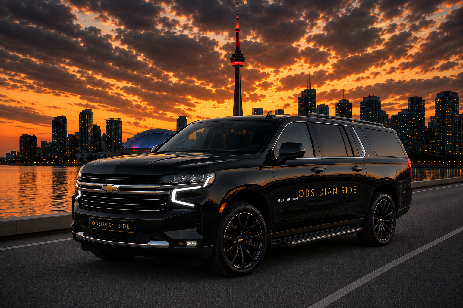 Chevrolet Suburban Premier high-capacity chauffeur SUV in Toronto