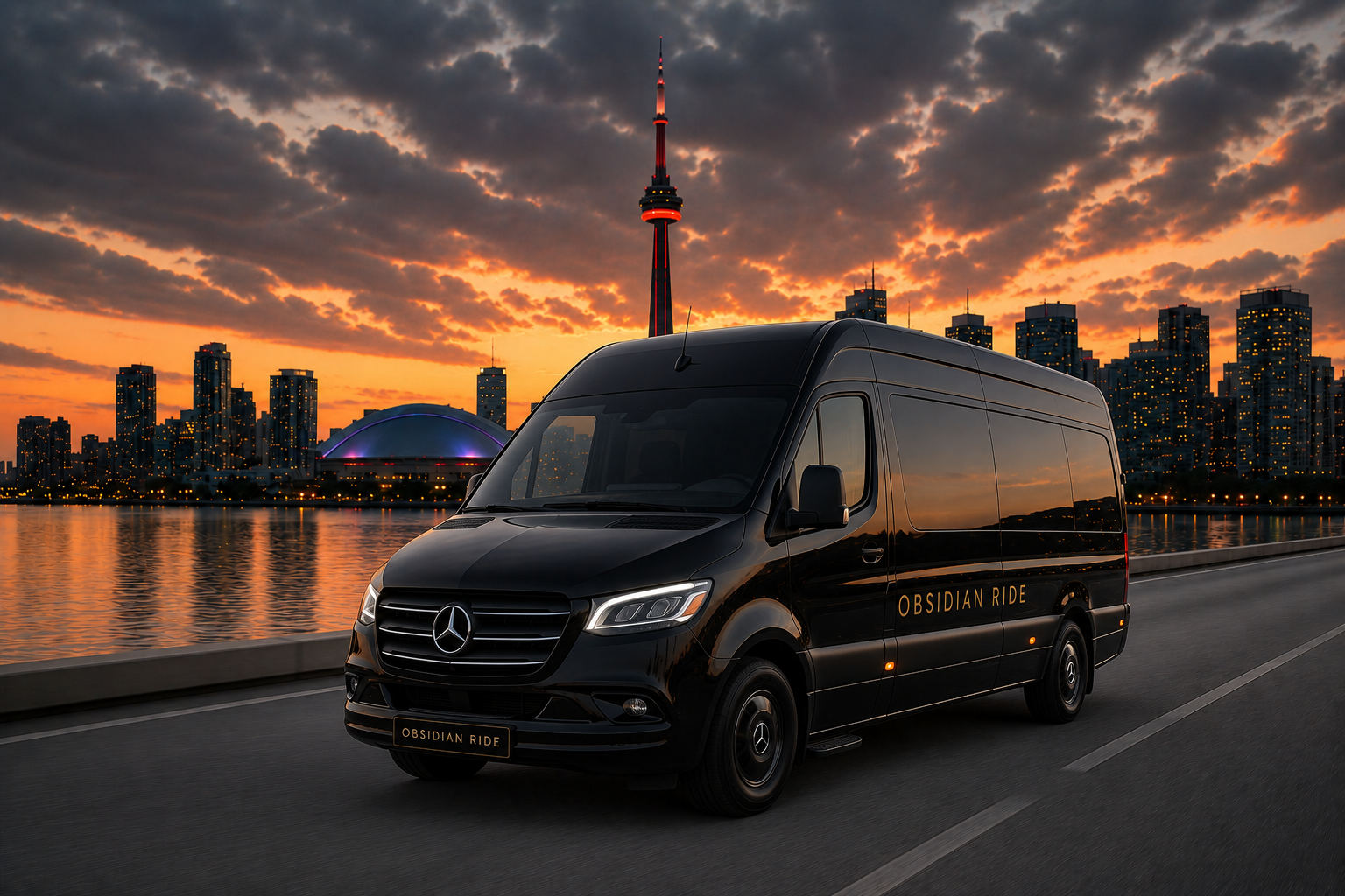 Mercedes-Benz Sprinter passenger van for Toronto group transportation