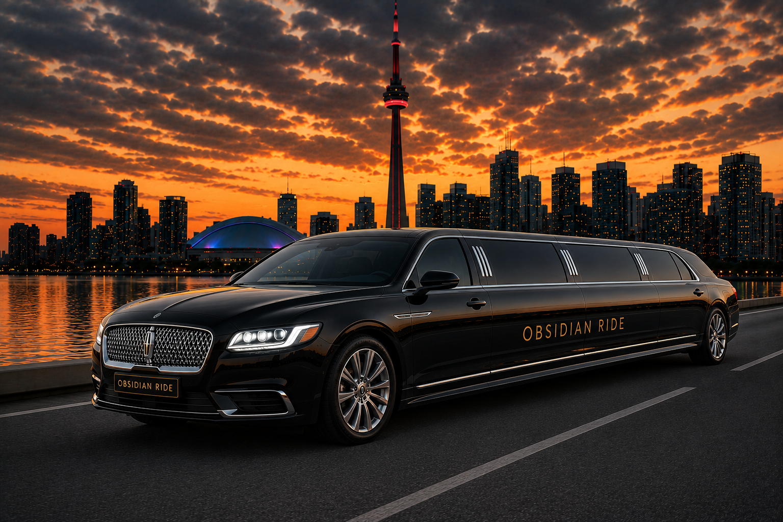Lincoln MKT stretch limousine for Toronto weddings and celebrations